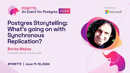 video thumbnail for Postgres Storytelling: What&rsquo;s going on with Synchronous Replication?